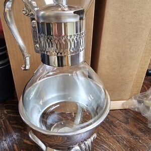 Elegant Silver Coffee Syphon